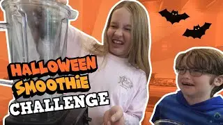 Halloween (super disgusting) Smoothie Challenge // The Holderness Family