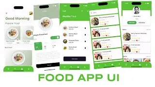 🔴 Awesome Food App UI Design In Flutter | Devhubspot