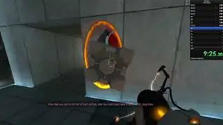 i tried speedrunning portal (MOSTLY GLITCHLESS)