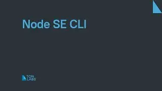 Node SE CLI