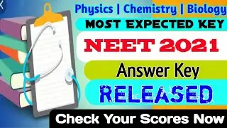 NEET 2021 Answer key