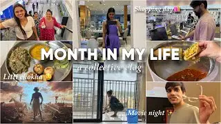 MONTH IN MY LIFE: a collective VLOG | Shopping, going out, food & more ! Mishti Pandey