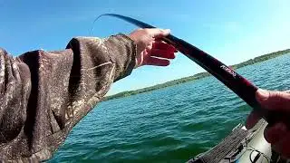 Пробная рыбалка на маховое удилище