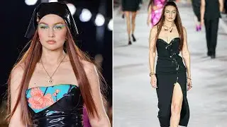 Gigi Hadid walks for Versace