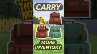 Increase Inventory Space! Sophisticated Backpacks Mod | All The Mods 8 & 9 Essentials