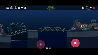 Jumping into a new level | Unity | Glowing Gorge | Poly Bridge 2