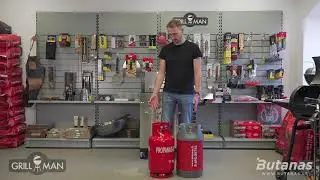 GRILLMAN ir BUTANAS - Dujų balionų tipai