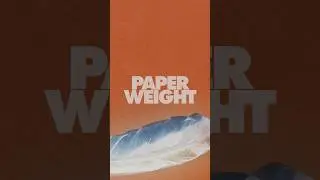 Here we go! ‘Paperweight’ on 5/17! (pre save in bio)