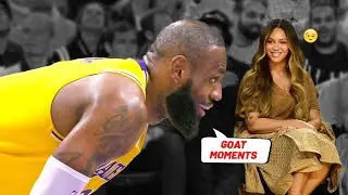 When LeBron James try to Impress Courtside Baddies 😉🍆