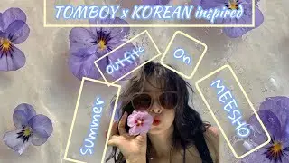 TOMBOY x KOREAN inspired summer outfit on Meesho|| summer dress on meesho 