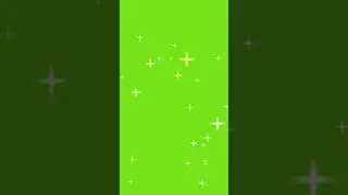 twinkle stars green screen