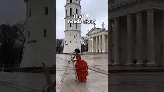 Fixing the light in Lithuania Vilnius 