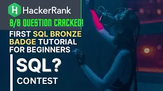 How to Crack SQL HackerRank Challenge in 15 minutes | Tuitions Tonight