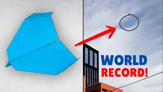 Best Glider Paper Plane - How to Fold the World Record Paper Airplane 2024