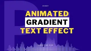 Animated Gradient Text Effect | Gradient Animation |  HOW TO MAKE GRADIENT TEXT EFFECT
