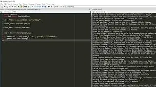 Webscraping Trending NYT Headlines with Python using BeautifulSoup
