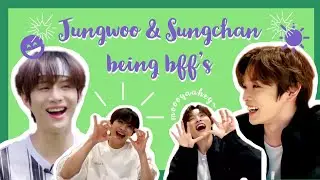 Jungwoo and Sungchan being chaotic bff's
