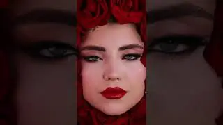 میکاپ لایت با رژ قرمز پسندتونه؟