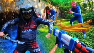 Nerf War (Nerf First Person Shooter) / Predator Battle 3