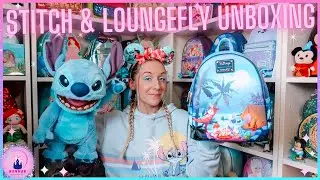 Disney Haul Vlog! Forbidden Planet Loungefly Mini Backpack Stitch Gifted RX Puppet July 2024 Plushie