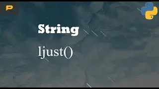 Python String - ljust()