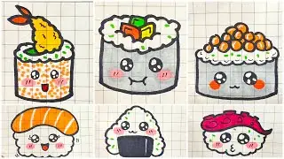 Vẽ đồ ăn thức uống cute đáng yêu  | Sherry's Art #02