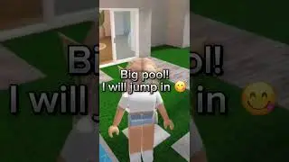 Visiting a resort in bloxburg! #Shorts #Roblox #Bloxburg