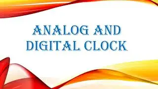 Analog and Digital Clock | Android Studio | Android Analog an Digital Clock