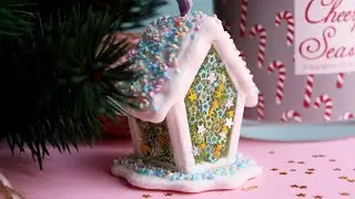 ЁЛОЧНАЯ ИГРУШКА🎄Рождественская игрушка на елку из полимерной глины✨Christmas HOUSE. Polymer clay.