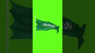 Saudi Arabia flag || green screen saudi arabia flag #independenceday #chroma #chromakey #greenscreen