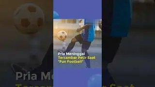 Seorang Pria Meninggal tersambar petir di salah satu stadion di bandung #shorts #football