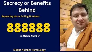 Mobile Number Numerology -: Secrecy of Repeating Number 8888 or Mobile Number Ended with 88888.