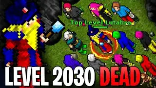 😱MATAMOS o TOP 1º LEVEL dos Retro PvP no TIBIA🏆Level 2000