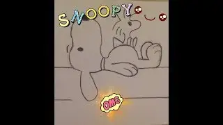 Como dibujar a Snoopy y Woodstock - Rápido y sencillo