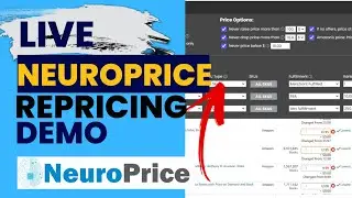 Live NeuroPrice 2023 repricing demo (w/new features): Amazon repricer demonstration