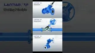 Y-type slurry valve--Lantian pipe fitting valve #machine #valve