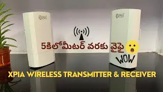 XPIA WIRELESS TRANSMITTER AND RECEIVER INSTALLATION AND CONFIGURATION | 5KM RANGE WIFI |