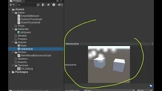 Create Scene Thumbnail Image using OnSceneSaved & OnPreviewGUI (Unity Editor Script)