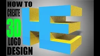 How to create 3D logo design from Photoshop //  Photoshop  tutorial.