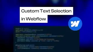 Changing Text Selection Color in Webflow
