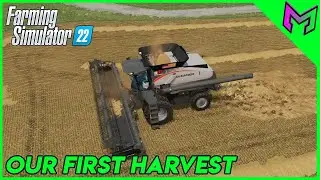 Harvesting with a Gleaner in our Wheat Field! FS22 Timelapse Farewell Tour