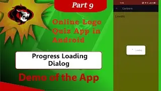 Online Logo Quiz App with Firebase and Firestore | Main Activity and Progress Dialog