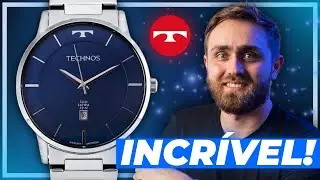 [Unboxing] Relógio Masculino Technos GM10YQ/1A Safira Slim Prata todo em Aço!