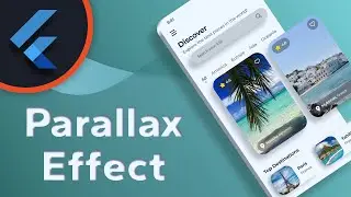 Travel App UI with Parallax Effect | Flutter UI | Speed Code