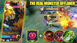 X-BORG THE REAL MONSTER OFFLANER || GAMEPLAY X-BORG TOP 1 GLOBAL || BEST BUILD X-BORG 2022 || MLBB