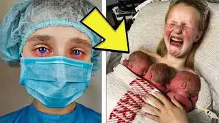 The nurse was speechless when she saw who this woman gave birth to!