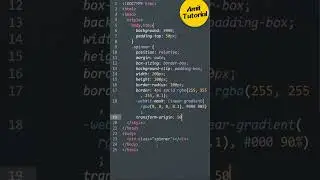 Flat Spinner Using HTMl & CSS #shorts #shortsfeed #amittutorial