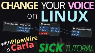 How to add audio effects to your voice in Linux with PipeWire and Carla [SICK TUTORIAL]