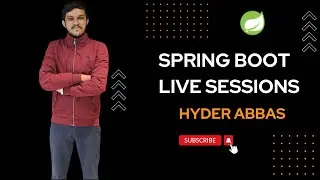 Spring Boot live session 01 by Hyder Abbas | Introduction to Spring framework