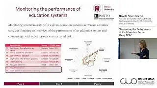 Seminario CIO. Dovilė Stumbrienė. Measuring the Performance of the Education Sector Using Data En...